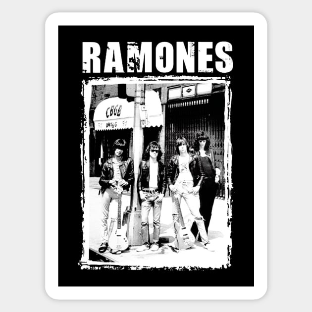 Ramones Sticker by Man of Liar